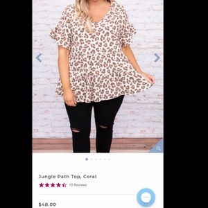 Chic Soul Leopard Top - 3X